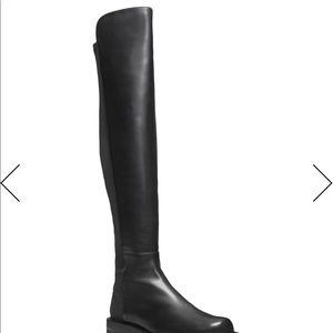 Stuart Weitzman black 5050 Lift Boot